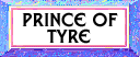 The Prince of Tyre