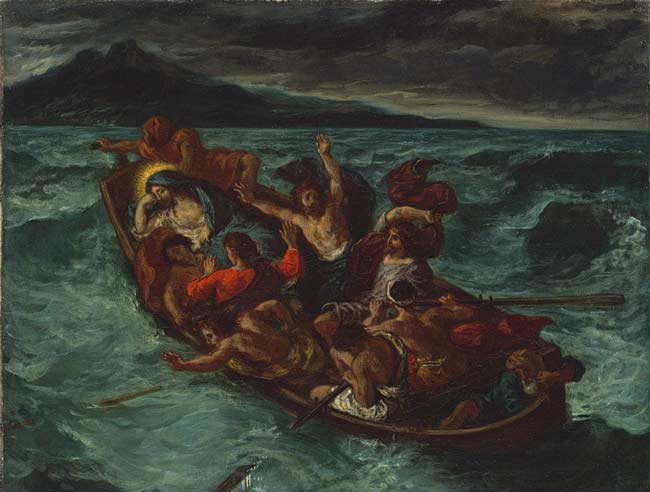 Eugene Delacroix, Christ Asleep During the Tempest