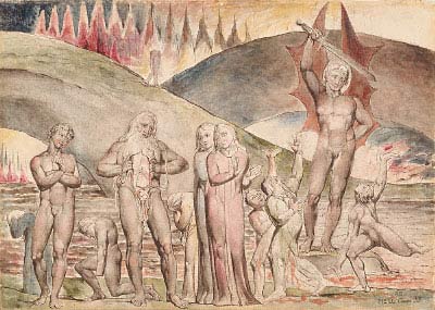 William Blake, Illustration to Dante's Inferno