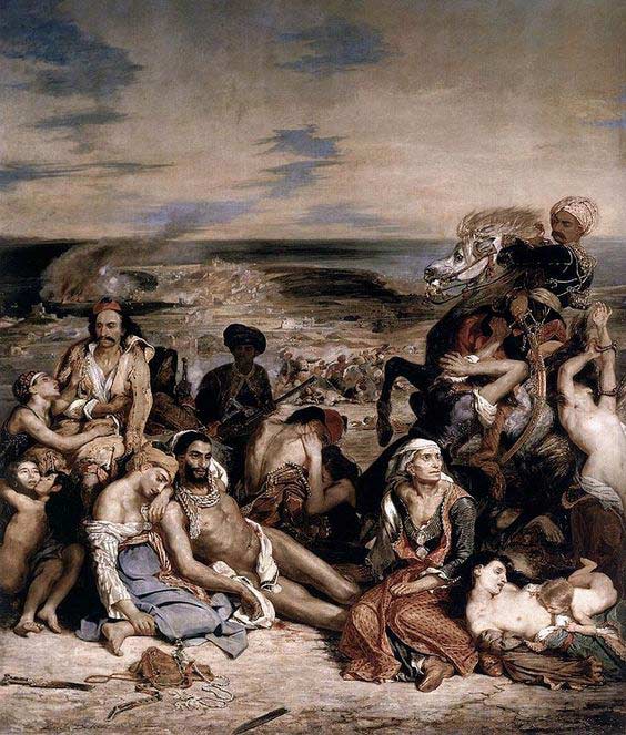 Eugene Delacroix, Massacre at Chios