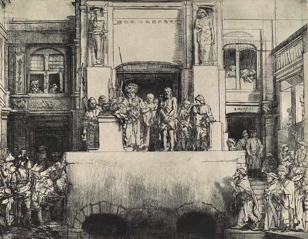 Christ Presented Before the People, Rembrandt van Rijn