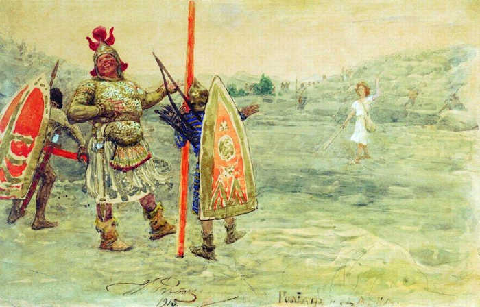 Ilya Repin, David and Goliath