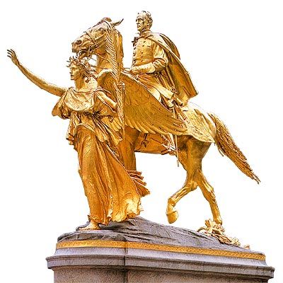 William Tecumseh Sherman, Grand Army Plaza, Central Park, by Augustus St. Gaudens