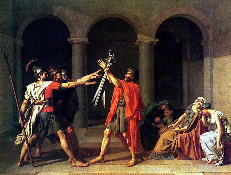 Jacques-Louis David, The Oath of the Horatii