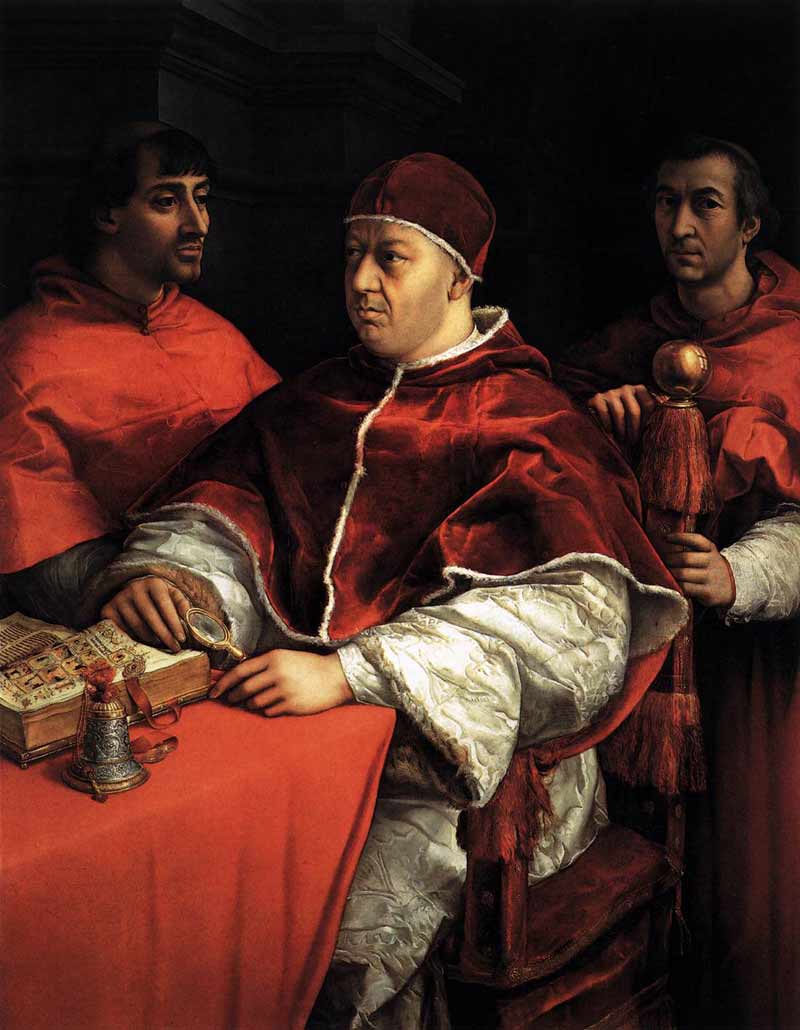 Pope Leo X, by Raphael