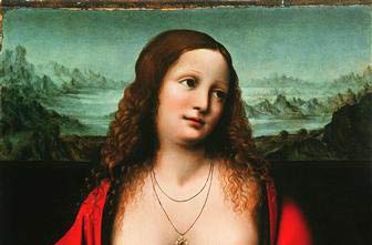 Mary Magdalene, Detail, School of Leonardo Da Vinci