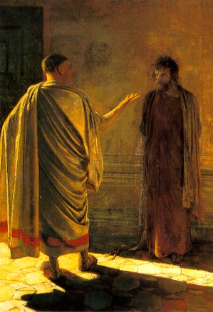 Nikolai Ge 'What is Truth?' (Christ before Pilate)