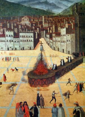 Girolamo Savonarola Burned at the Stake