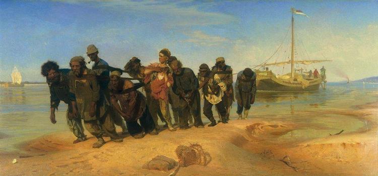Ilya Repin, Volga Boatmen