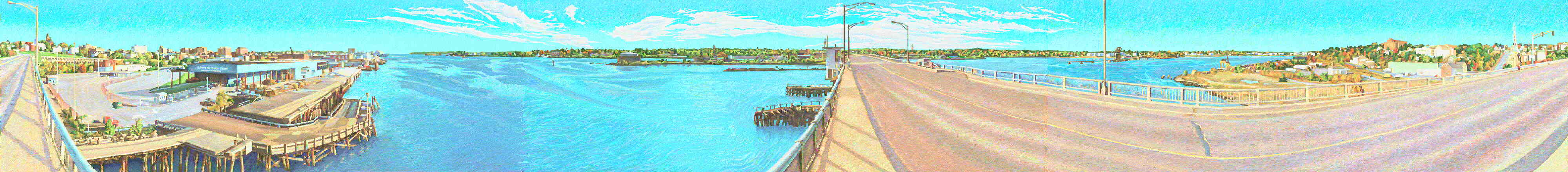 View of Docks from Million Dollar Bridge