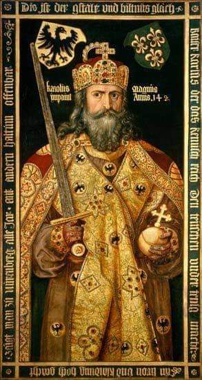 Charlemagne with world orb
