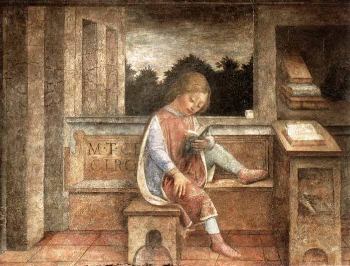 The Young Cicero Reading, Vincenzo Foppa, 1464