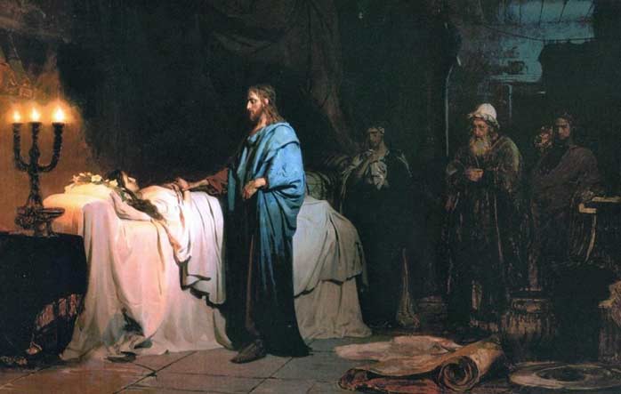 Ilya Repin, Christ Raising the Daughter of Jairus