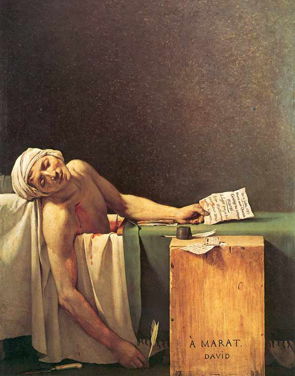 Jacques-Louis David, The Deat of Marat