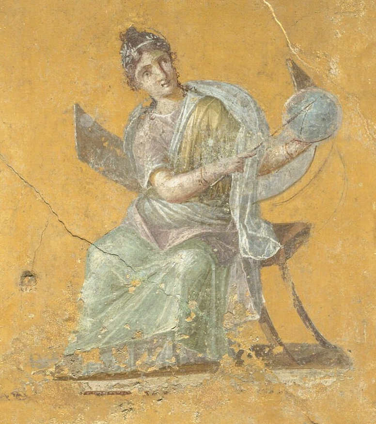 Urania, Wall Decoration from Pompei