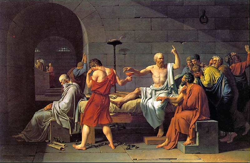 Jacques-Louis David, The Death of Socrates
